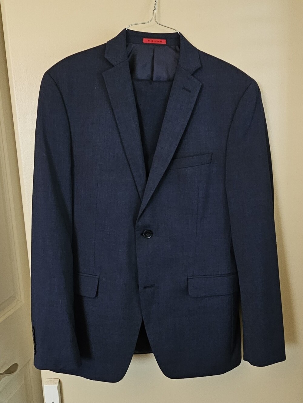 Alfani Men's Dark Navy Single-Button Blazer